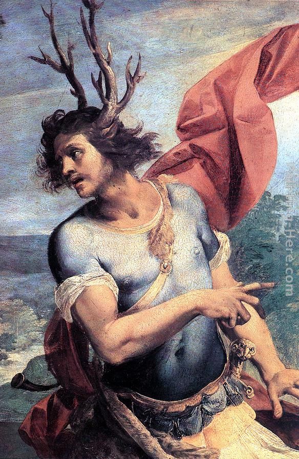 Diana and Actaeon (detail) painting - Giuseppe Cesari Diana and Actaeon (detail) art painting